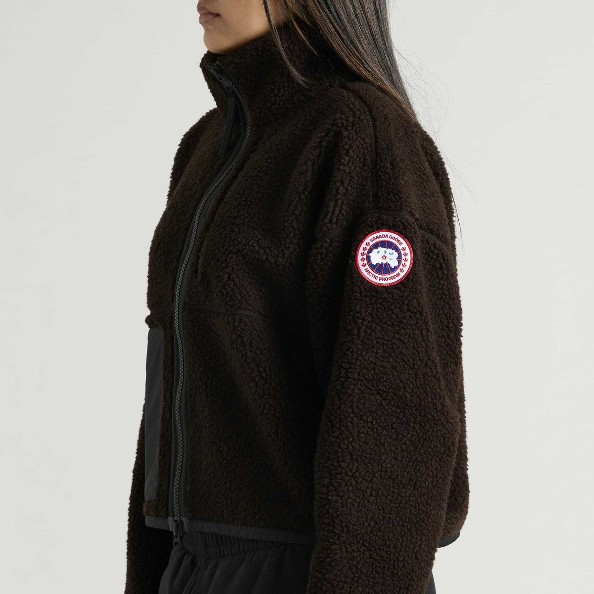 Canada Goose Women's Simcoe Fleece Jacket in Terra
