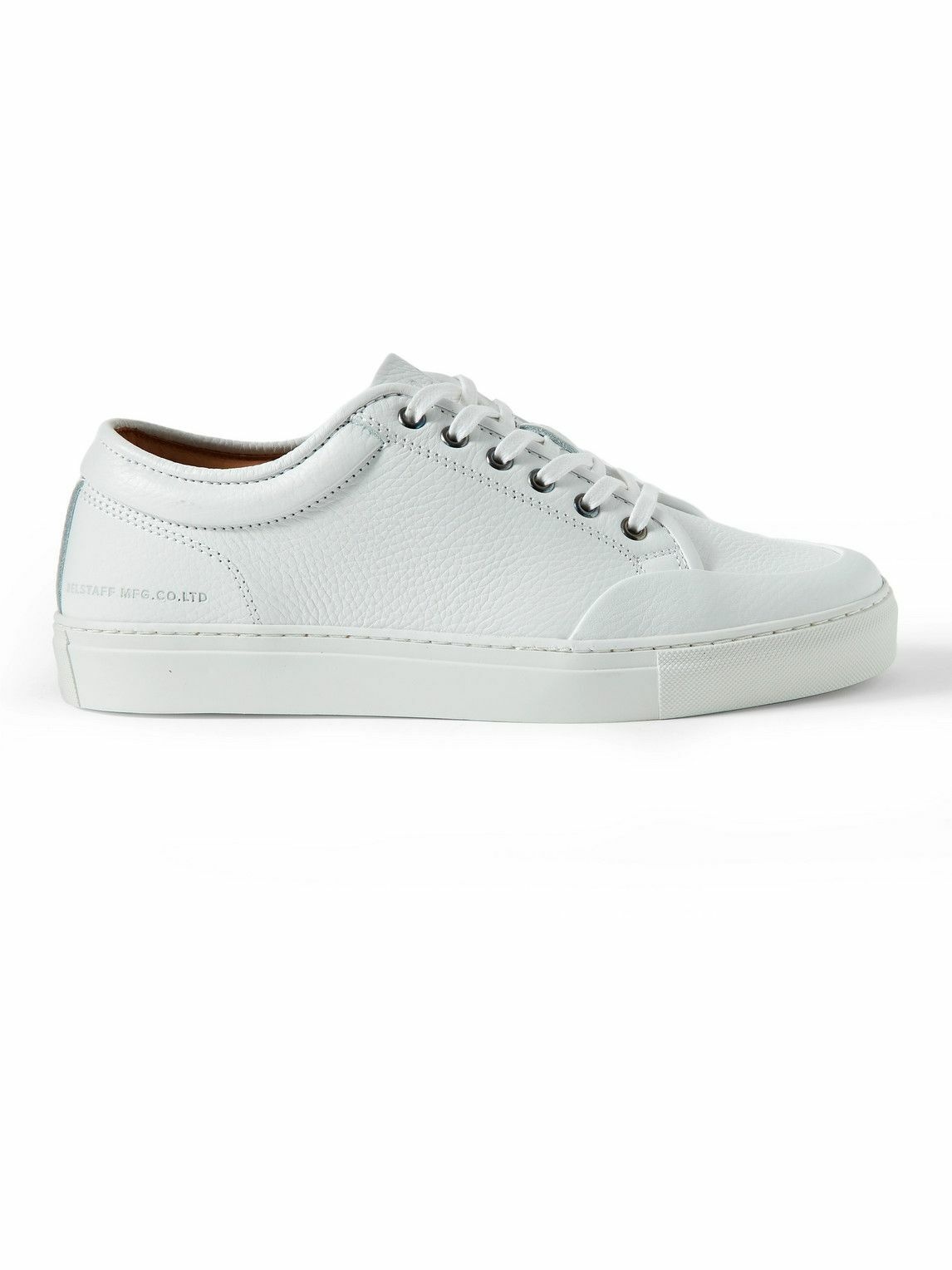 Photo: Belstaff - Rally Full-Grain Leather Sneakers - White