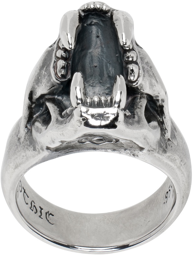 Photo: Yohji Yamamoto Silver Puma Skull Ring