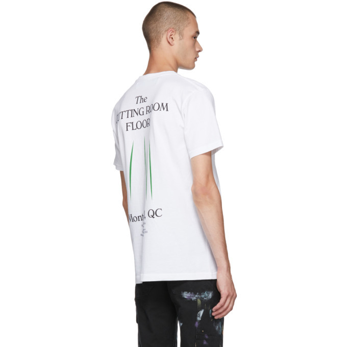 Virgil Abloh c/o SSENSE SSENSE Exclusive White CUTTING ROOM FLOOR Virgil Work Surface T-Shirt