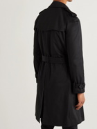 SAINT LAURENT - Slim-Fit Belted Gabardine Trench Coat - Black
