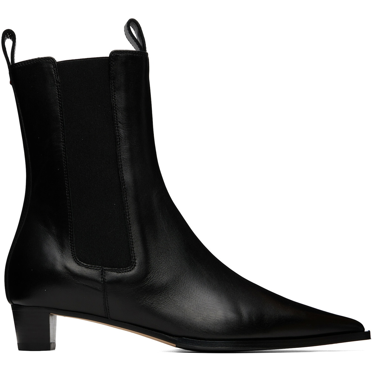 Aeyde Black Kiki Leather Chelsea Boots