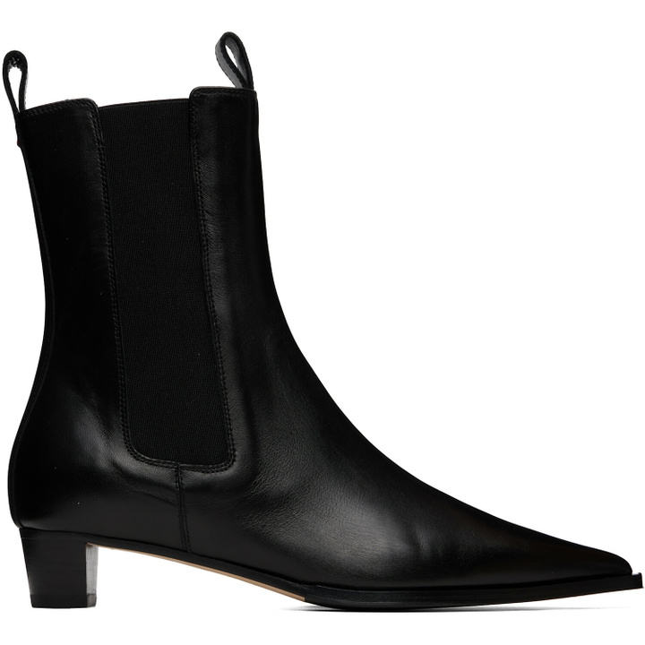 Photo: Aeyde Black Kiki Leather Chelsea Boots