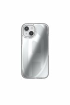 Diesel Oval D iPhone 15 Case in Silver