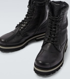 Bogner Courchevel leather lace-up boots
