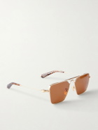 Jacques Marie Mage - Nick Fouquet Nellcôte Square Frame Metal Sunglasses
