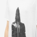 Rick Owens DRKSHDW Men's Gimp Print Level T-Shirt in Milk