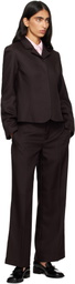 Sandy Liang Brown Grandpa Trousers