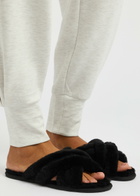 Ugg Scuffita Shearling Slippers Black