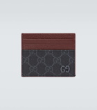Gucci GG canvas and leather card holder