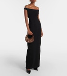 Staud Goodnight Moon leopard-print leather tote bag