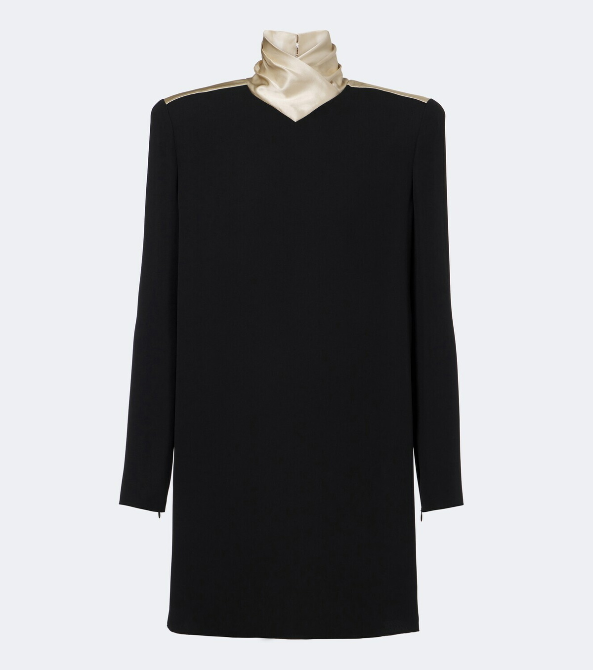 Valentino Cady Couture satin-trimmed minidress