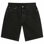 thisisneverthat Men's Relaxed Denim Shorts in Black