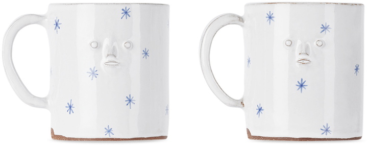 Photo: Rami Kim Studio White & Blue Lucy Mug Set