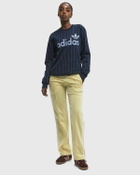 Adidas PINSTRIPE SWEAT Blue Womens Sweatshirt