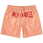 Palm Angels Men's PA City Swim Shorts in Pink