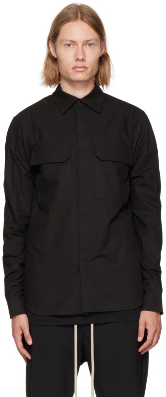 Photo: Rick Owens Black Cotton Shirt