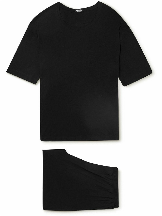 Photo: Zegna - Lyocell Pyjama Set - Black