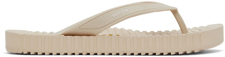 Photo: Suicoke Beige VON Flip Flops