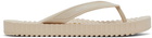 Suicoke Beige VON Flip Flops