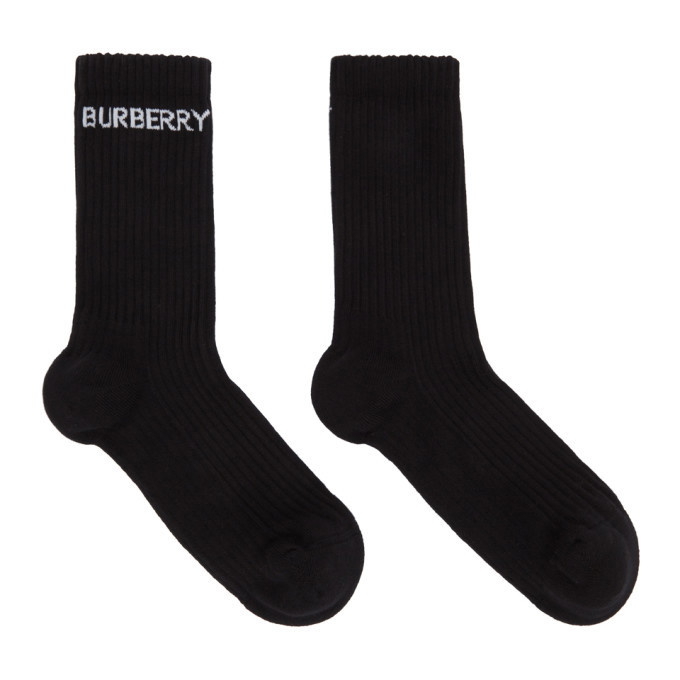 Photo: Burberry Black Logo Sports Socks