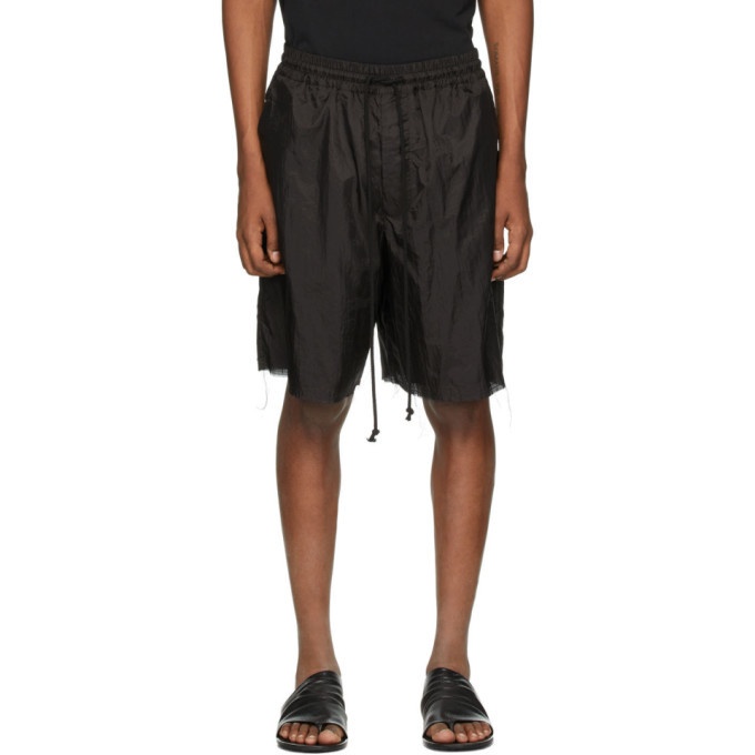 Photo: Song for the Mute Black Lined Elasticated Shorts