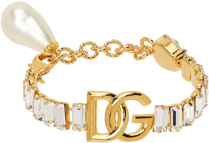 Photo: Dolce & Gabbana Gold 'DG' Bracelet