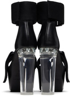 Rick Owens Black Luxor 65 Heeled Sandals