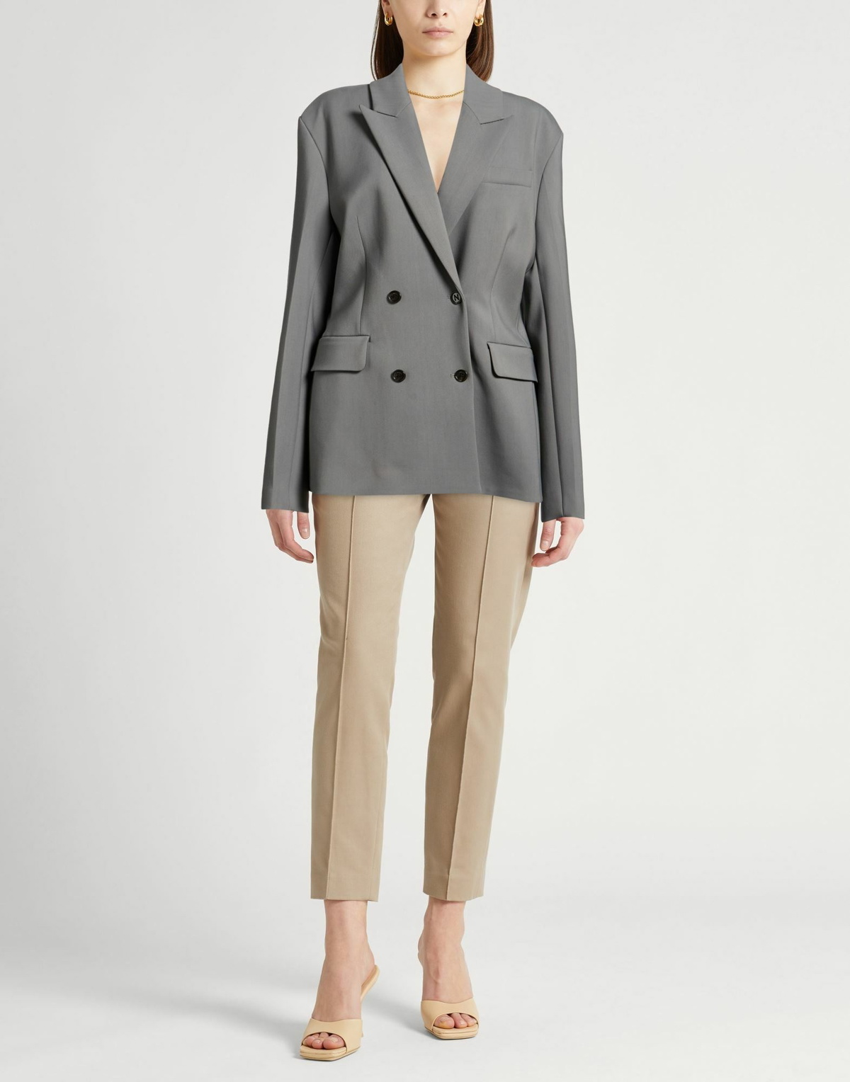 Nanushka Womens Blazer in Grey