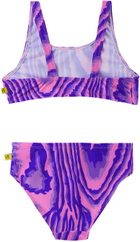 M’A Kids Kids Blue & Pink Printed Bikini