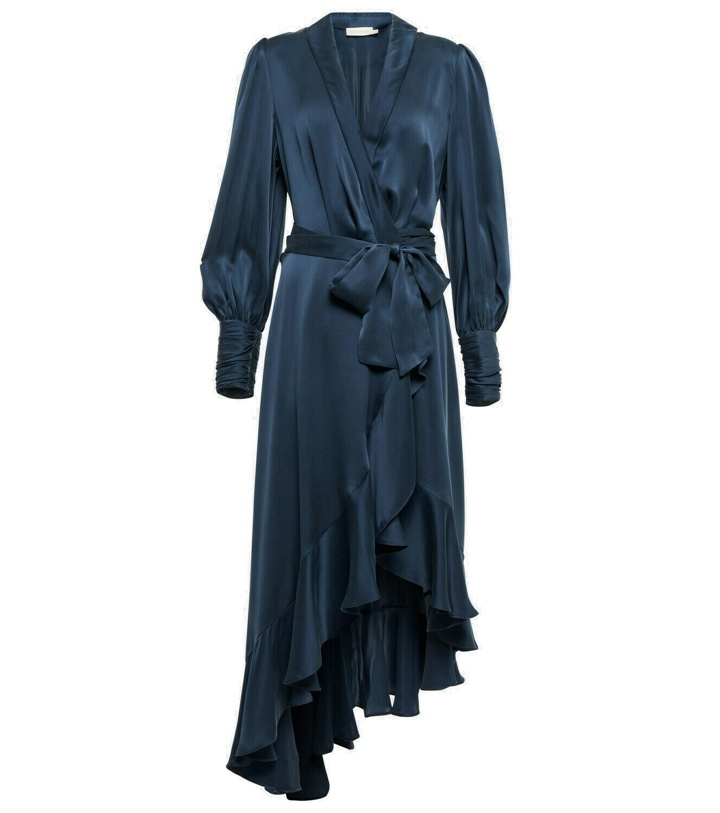 Photo: Zimmermann - Wrap silk satin midi dress