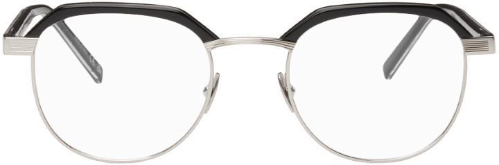 Photo: Saint Laurent Silver & Black SL 124 Glasses