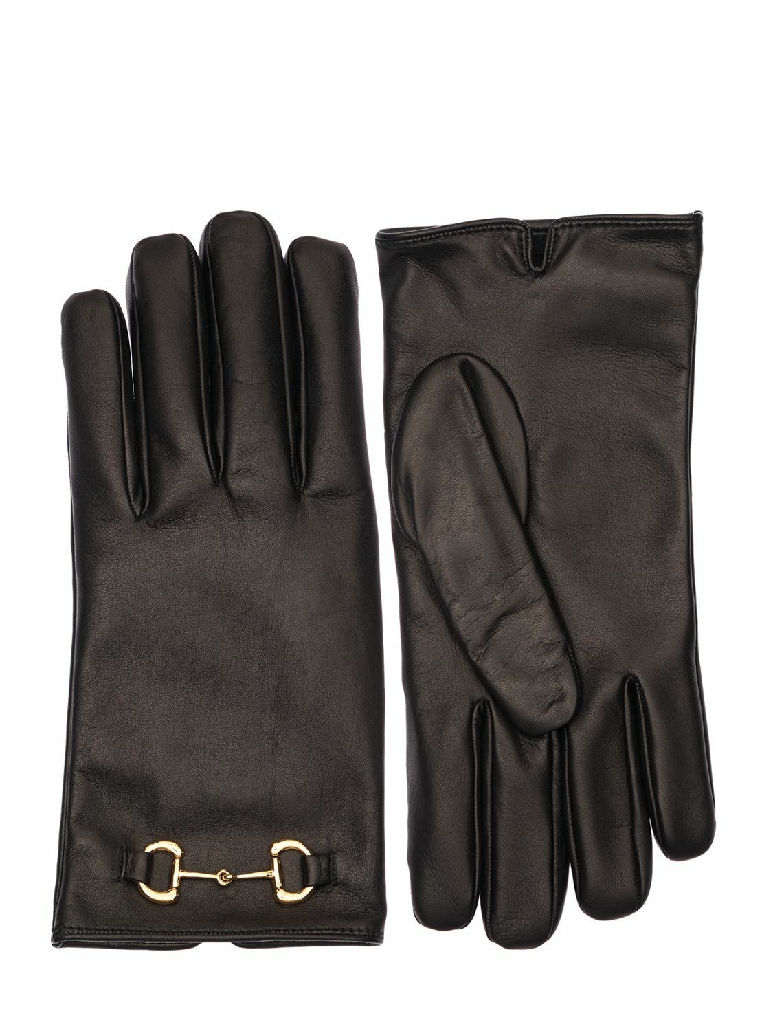 Photo: GUCCI - Madly Leather Gloves W/ Horsebit
