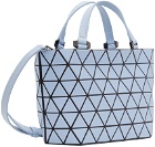 BAO BAO ISSEY MIYAKE Blue Crystal Matte Handbag