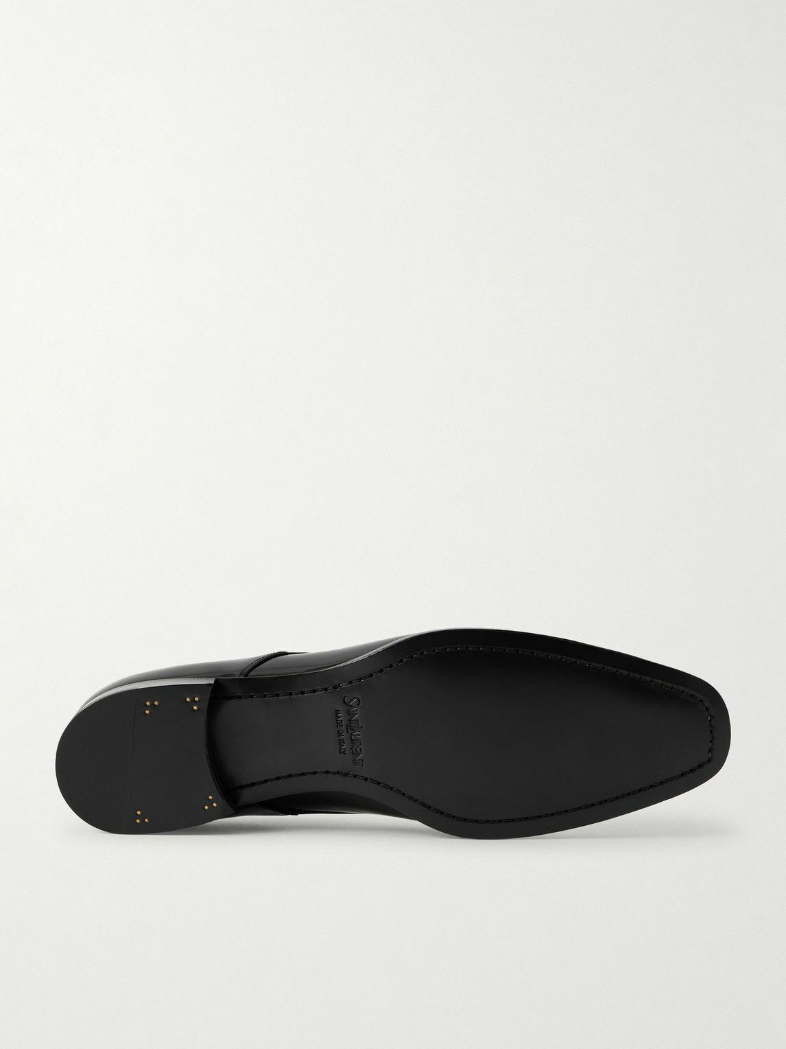 SAINT LAURENT - Stanton Leather Derby Shoes - Black