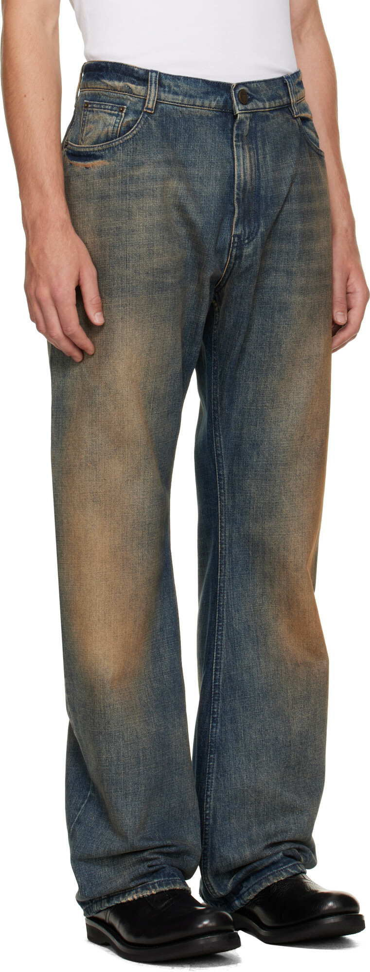 VETEMENTS Blue O-Leg Jeans