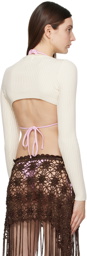 Frankies Bikinis Off-White Nina Cardigan