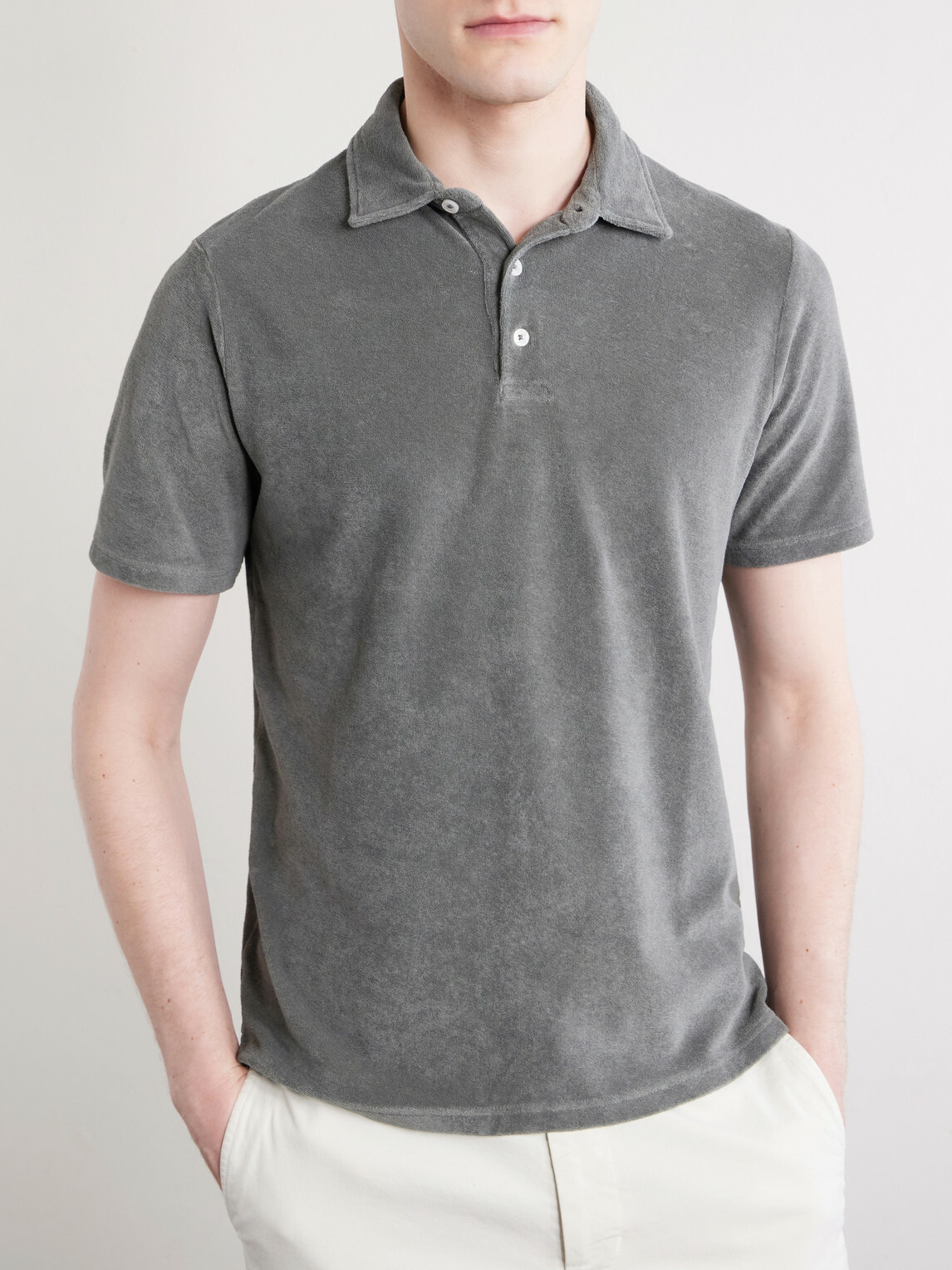 Altea - Smith Cotton Polo Shirt - Gray