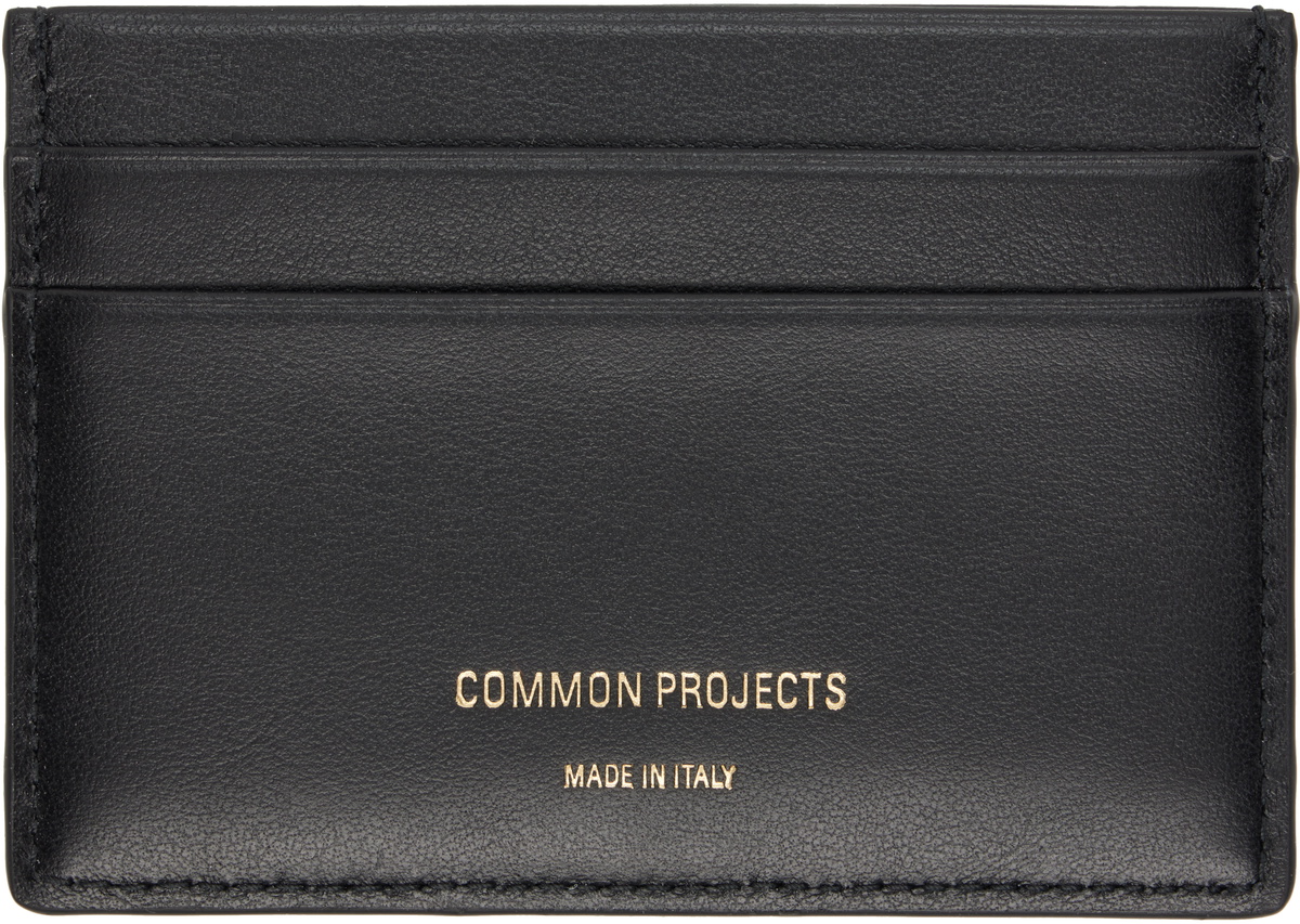Common Projects Black Multi Card Holder