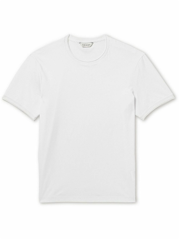 Photo: Club Monaco - Refined Mercerised Cotton-Jersey T-Shirt - White