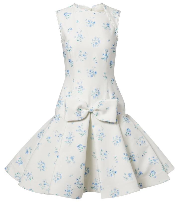 Photo: Shushu/Tong Floral cotton and silk minidress