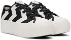 Jimmy Choo White & Black Palma Maxi Sneakers