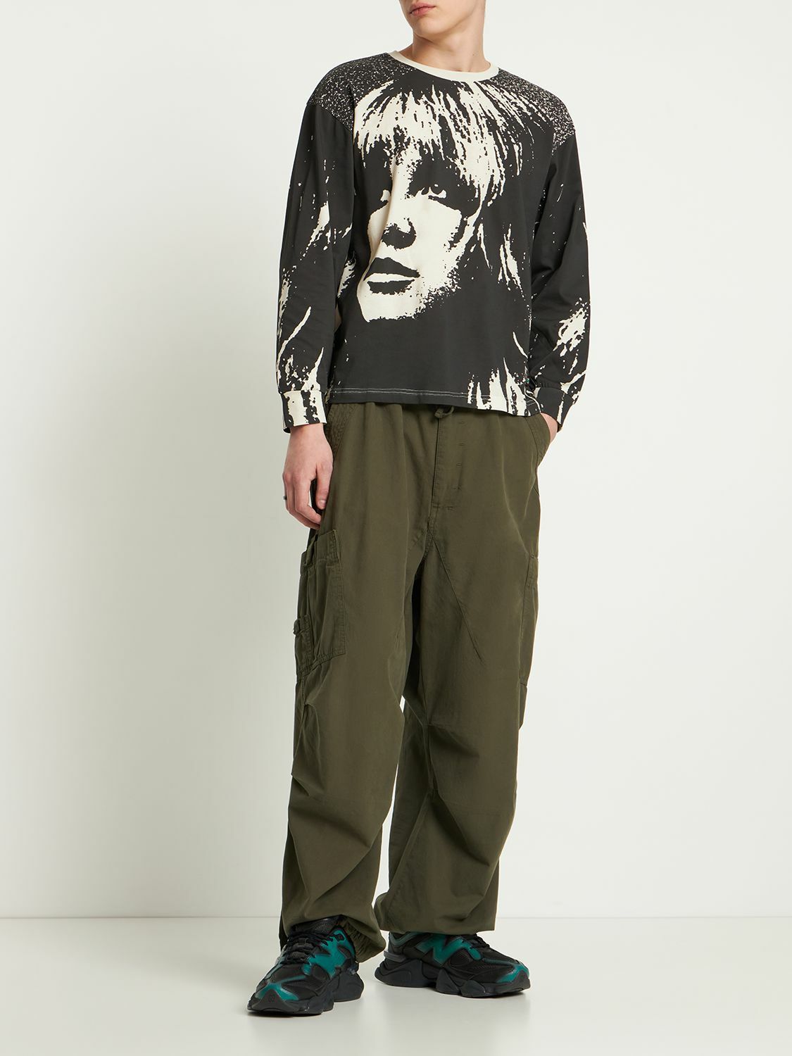 DEVA STATES Dove Printed Cotton Long Sleeve T-shirt