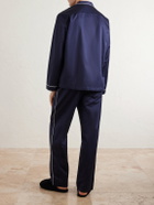 TEKLA - Chelsea Cotton-Satin Pyjama Set - Blue