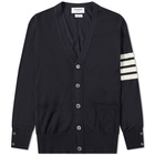 Thom Browne Men's Classic Merino Cardigan in Navy