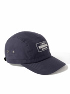 Neighborhood - Leather-Trimmed Logo-Print Cotton-Twill Baseball Cap