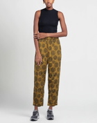 Alessia Santi Womens Pants Mustard