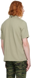 rag & bone Khaki Loopback Polo