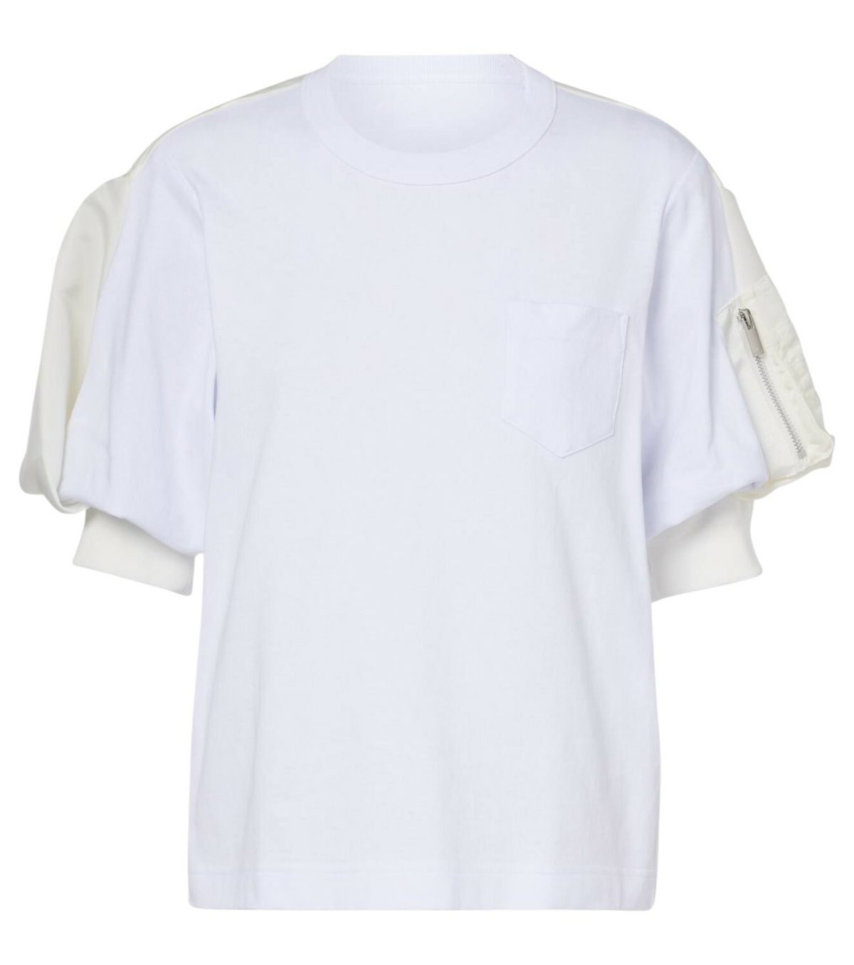 Tシャツ・カットソー Sacai White Cotton T-Shirt 29956303_59166799_600.jpg