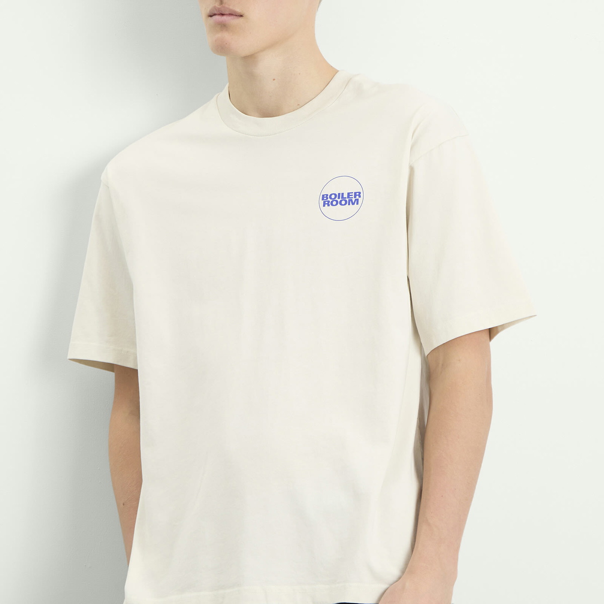 Boiler Room Men's Core Logo T-Shirt in Stone